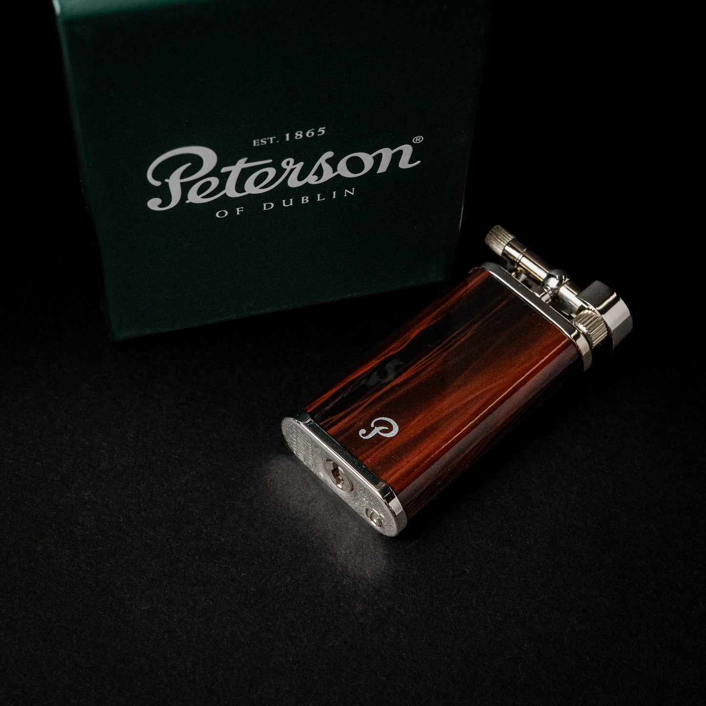 PETERSON PIPE LIGHTER BROWN