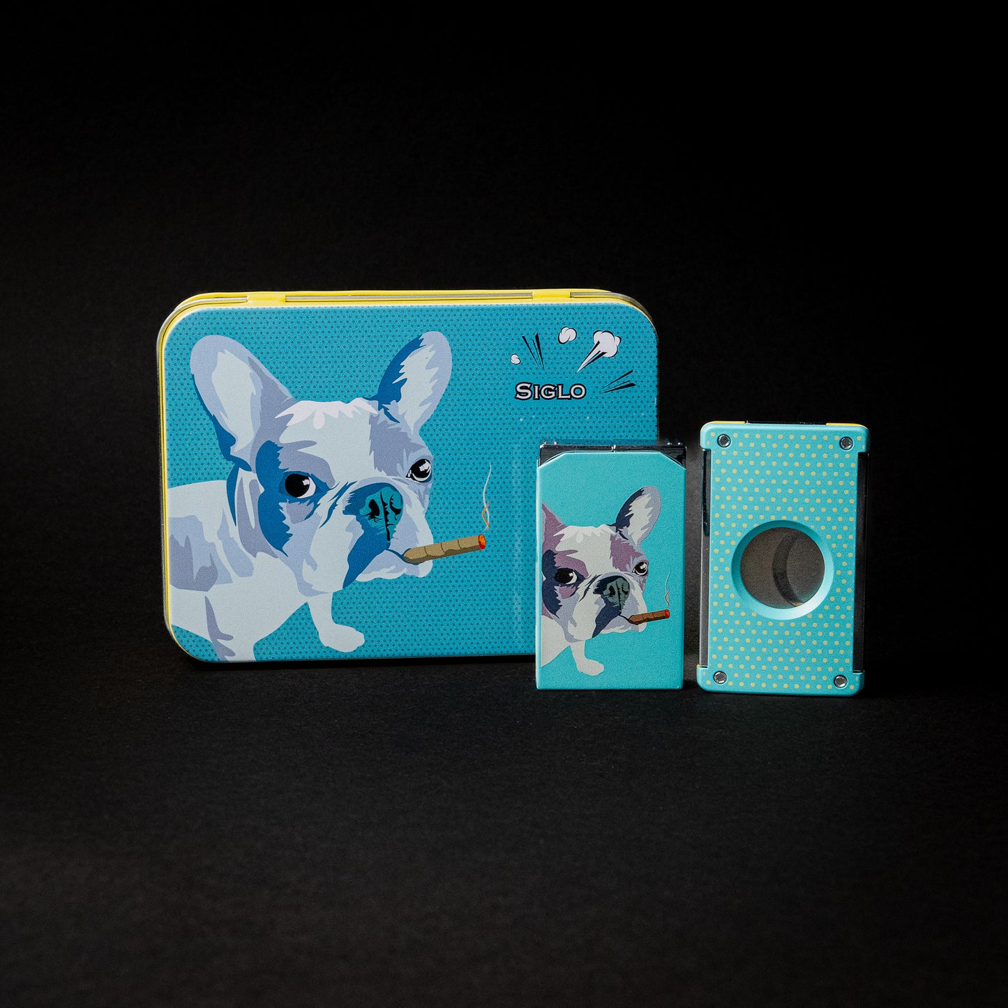 YEAR OF THE DOG LIGHTER CUTTER SET