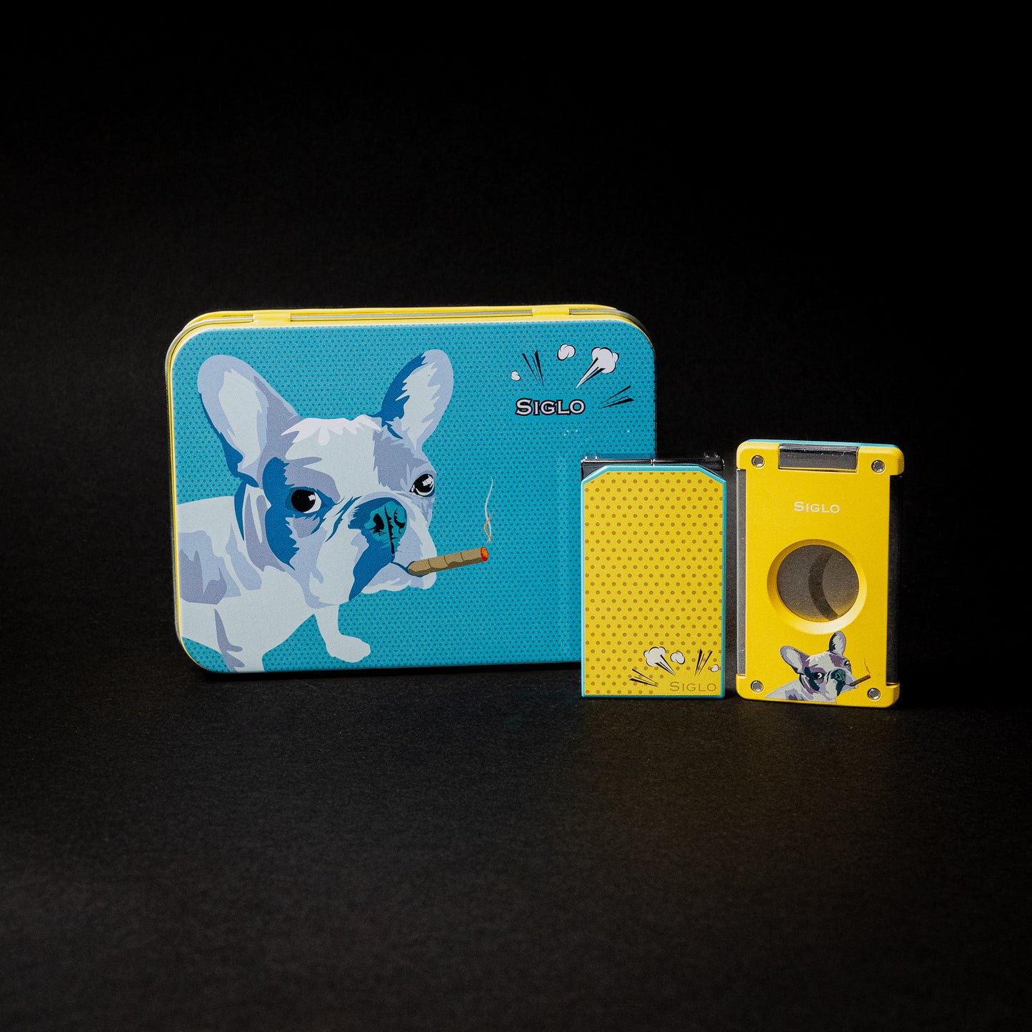 YEAR OF THE DOG LIGHTER CUTTER SET
