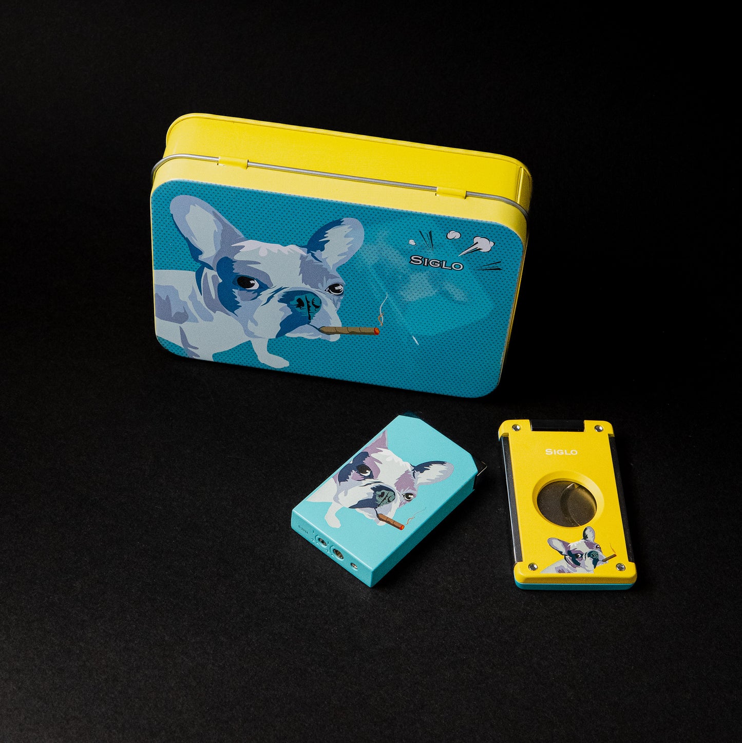 YEAR OF THE DOG LIGHTER CUTTER SET