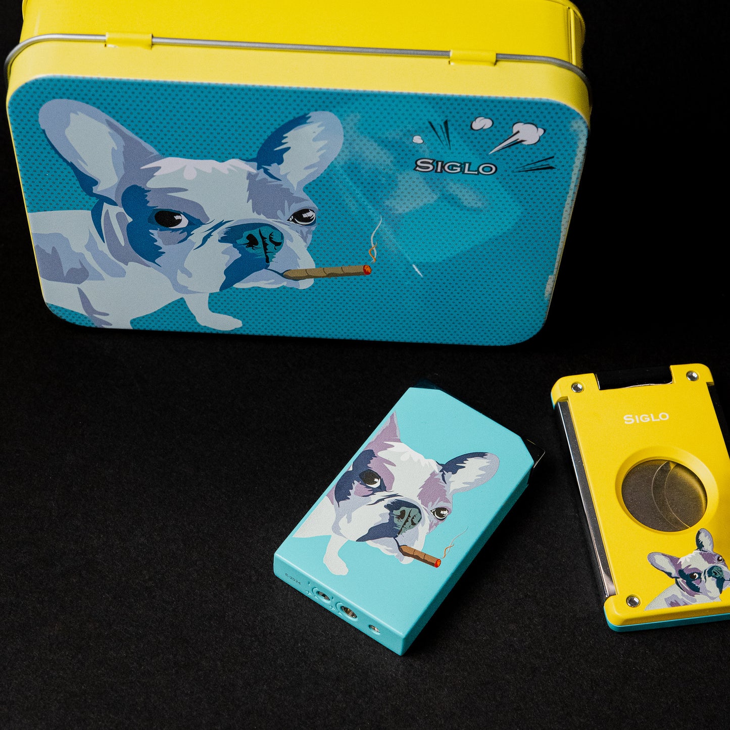 YEAR OF THE DOG LIGHTER CUTTER SET