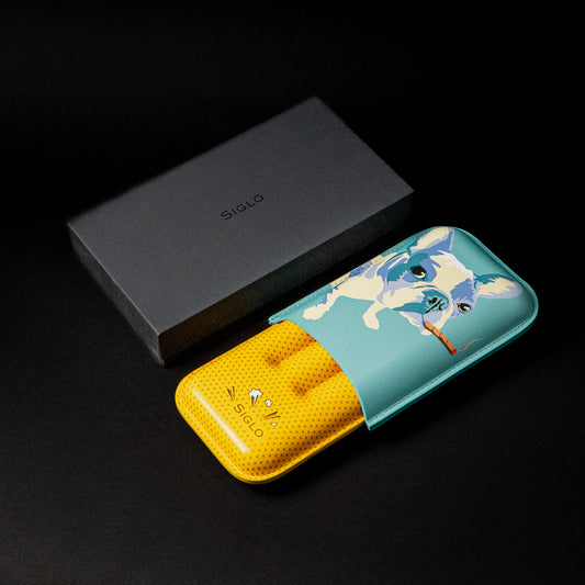 SIGLO YEAR OF THE DOG 3 CIGAR CASE