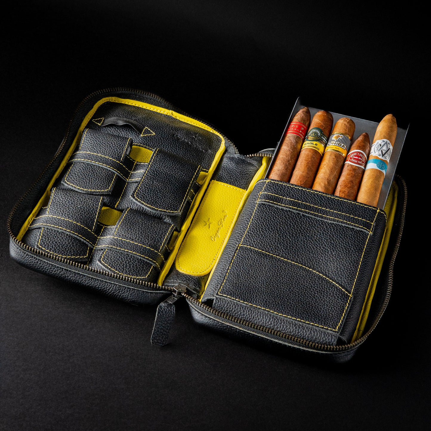 CIGARSTAR  CASE  BRIGHT YELLOW