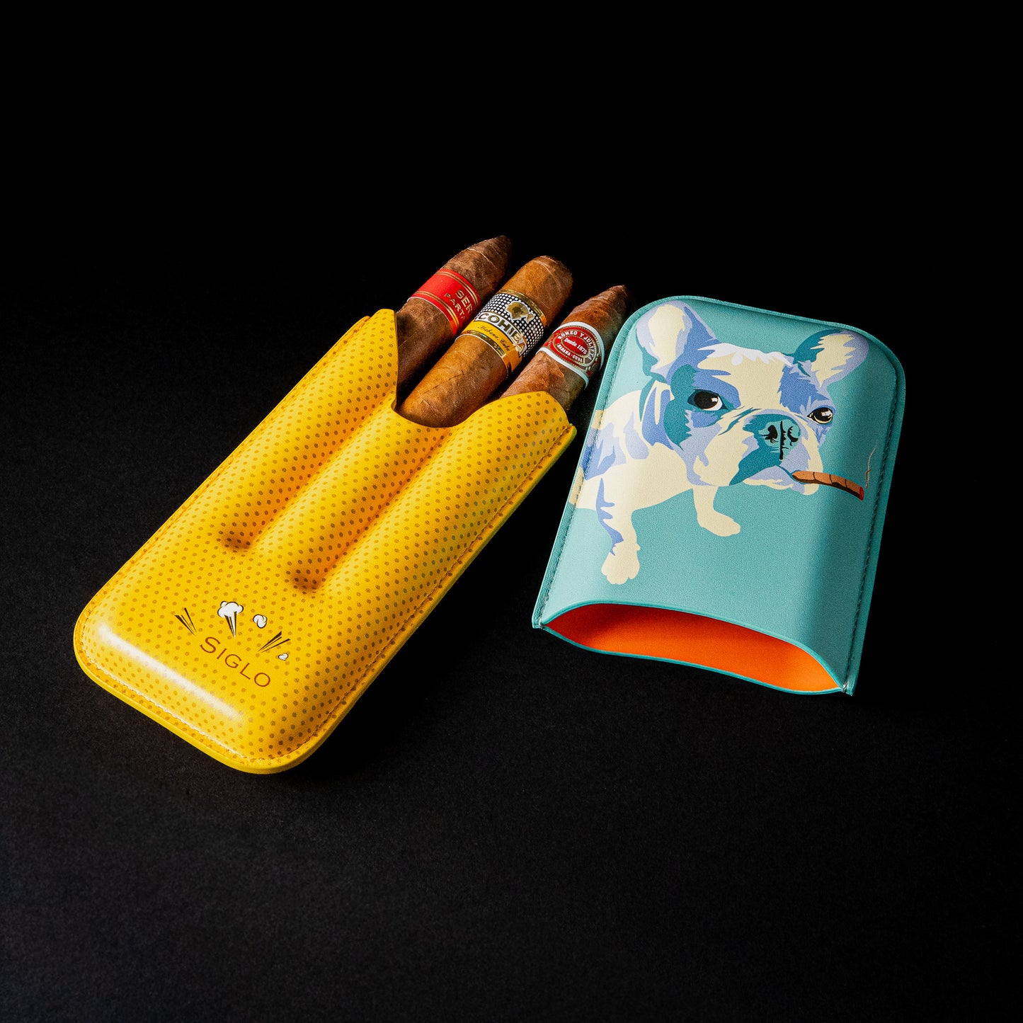 SIGLO YEAR OF THE DOG 3 CIGAR CASE