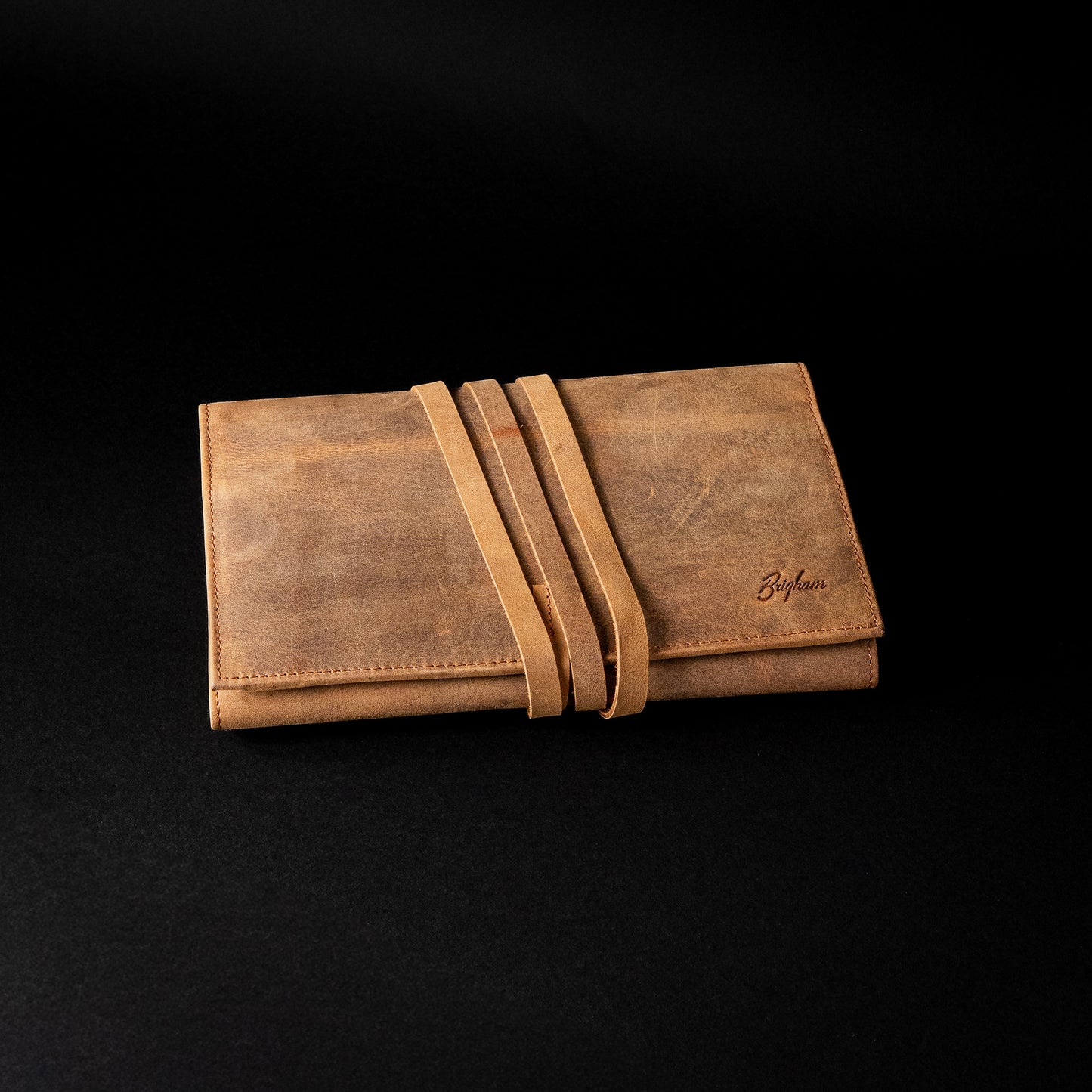 BRIGHAM ROLL-UP TOBACCO PIPE CASE