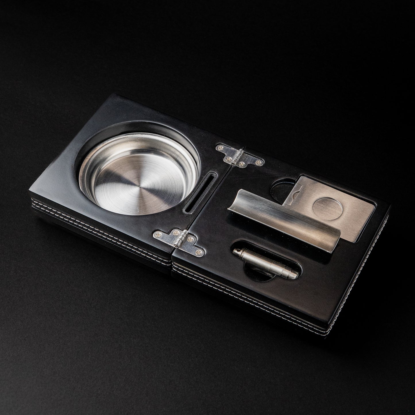 SINGLE CIGAR TRAVEL ASHTRAY