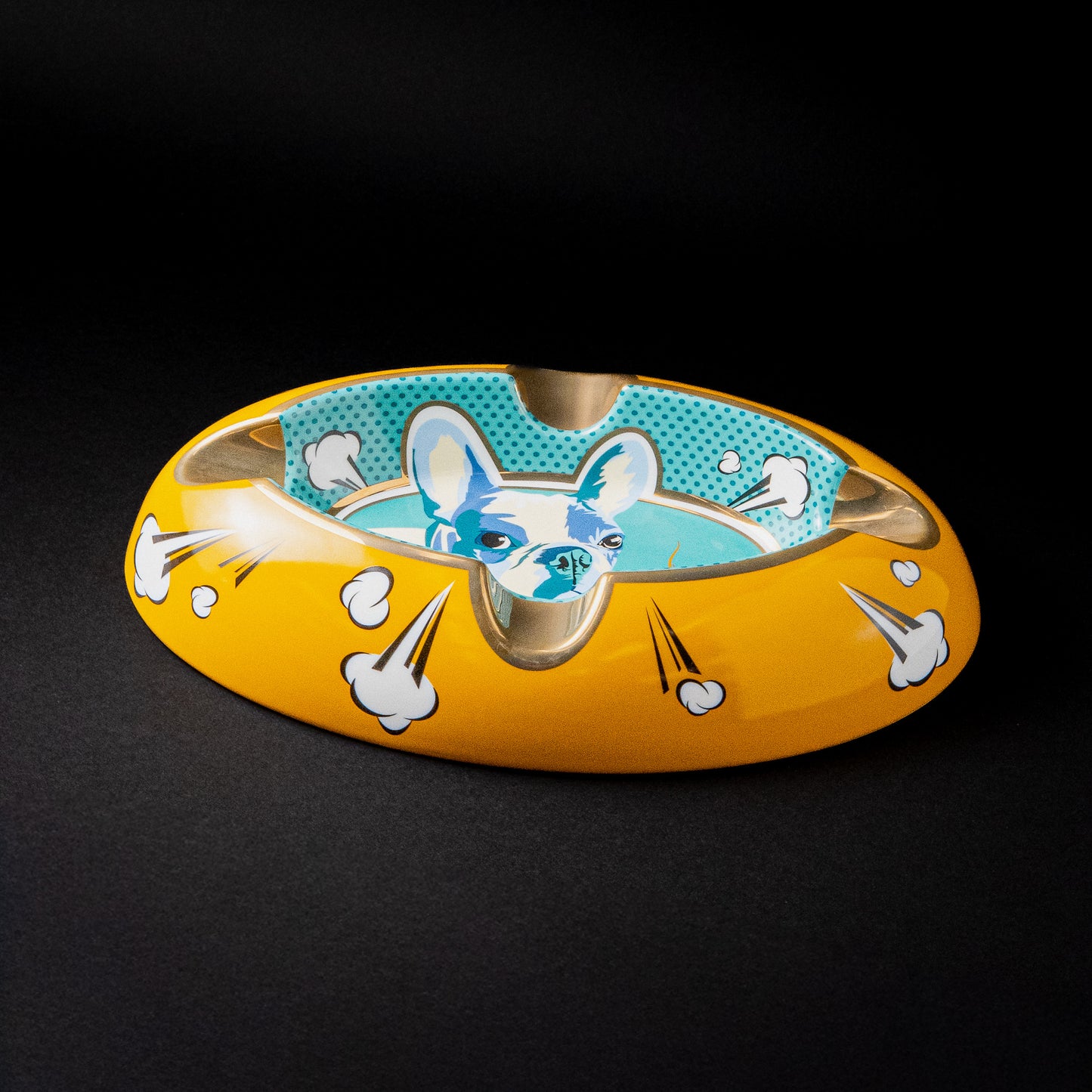 SIGLO YEAR OF THE DOG FOUR ASHTRAY
