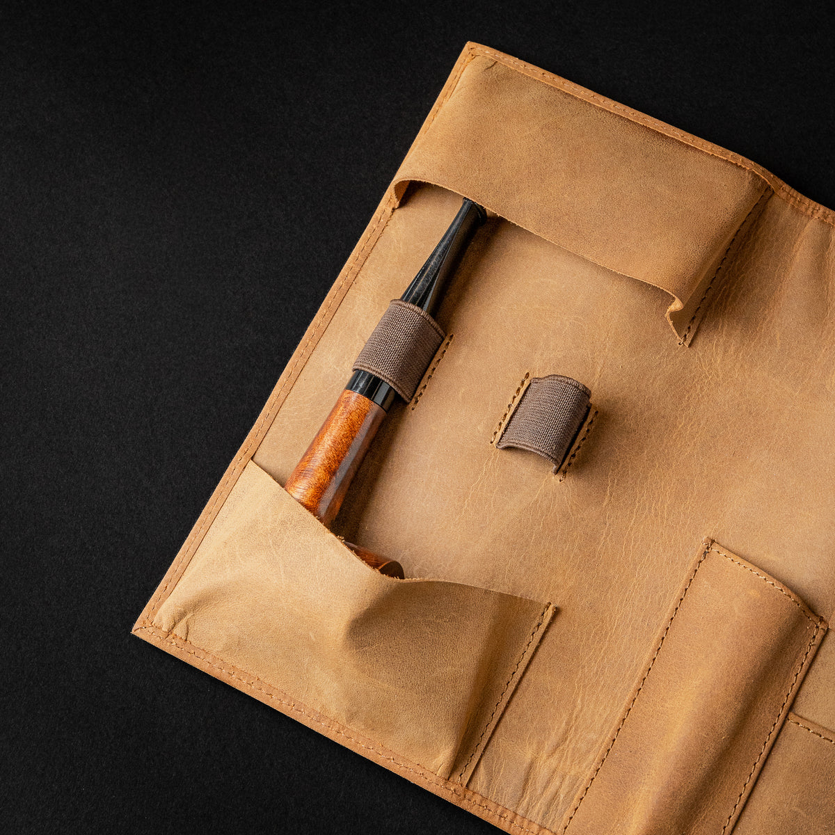 THOMAS HINDS ROLL-UP TOBACCO PIPE CASE